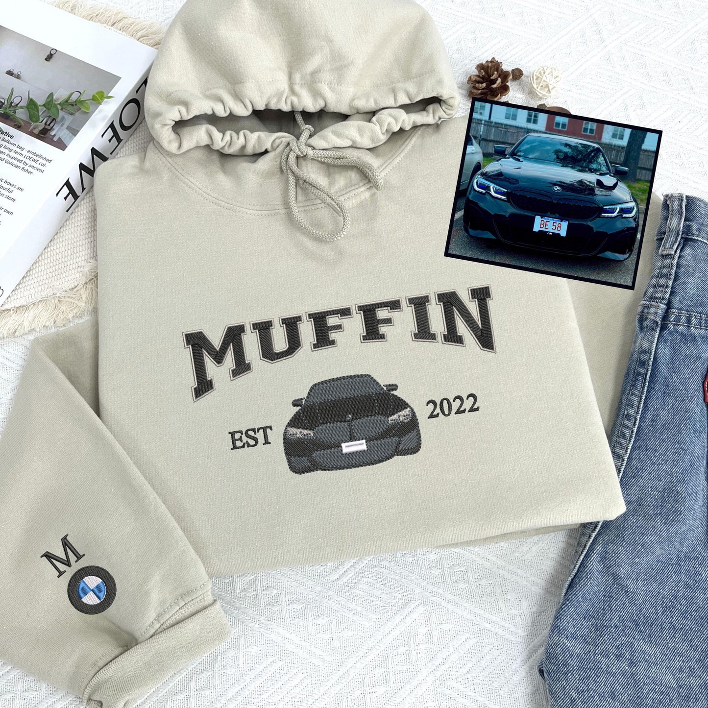 50% OFF🔥Personalized Car Sweatshirt/Hoodie💕Perfect Gift for Car Lover