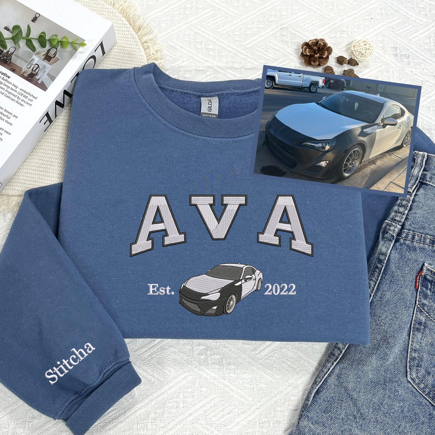 50% OFF🔥Personalized Car Sweatshirt/Hoodie💕Perfect Gift for Car Lover