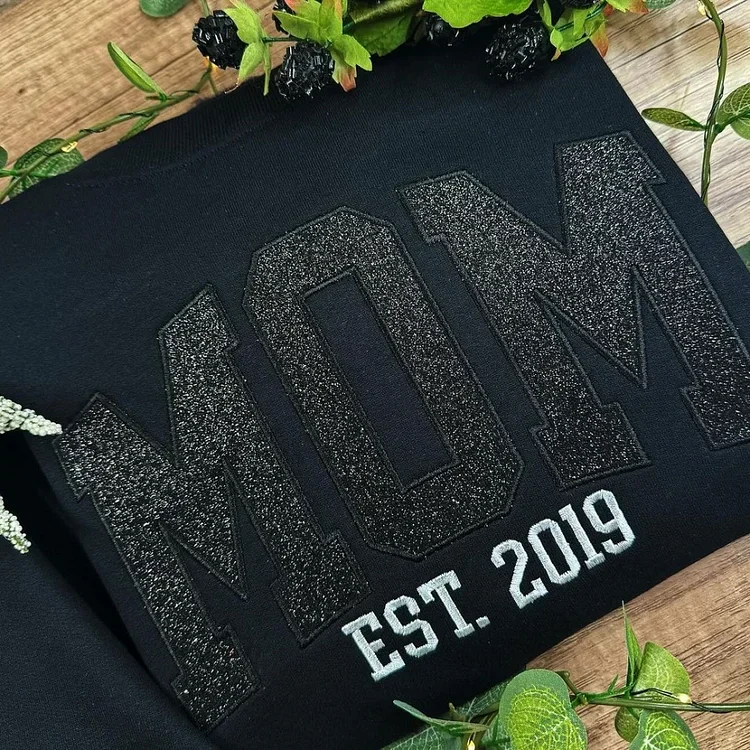 50% OFF❤️Personalized Glitter Mama Sweatshirt✨Hoodie