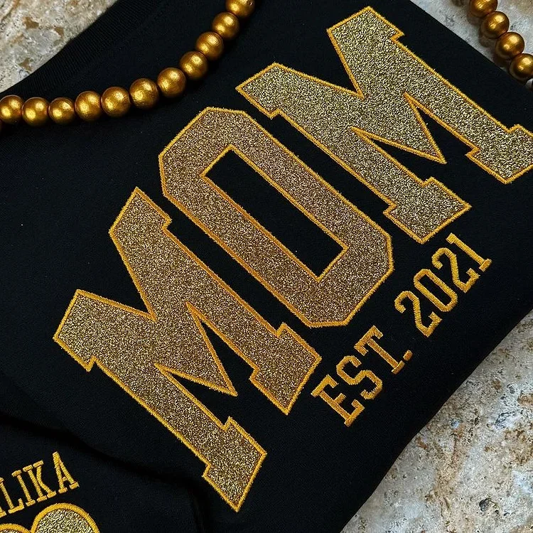 50% OFF❤️Personalized Glitter Mama Sweatshirt✨Hoodie
