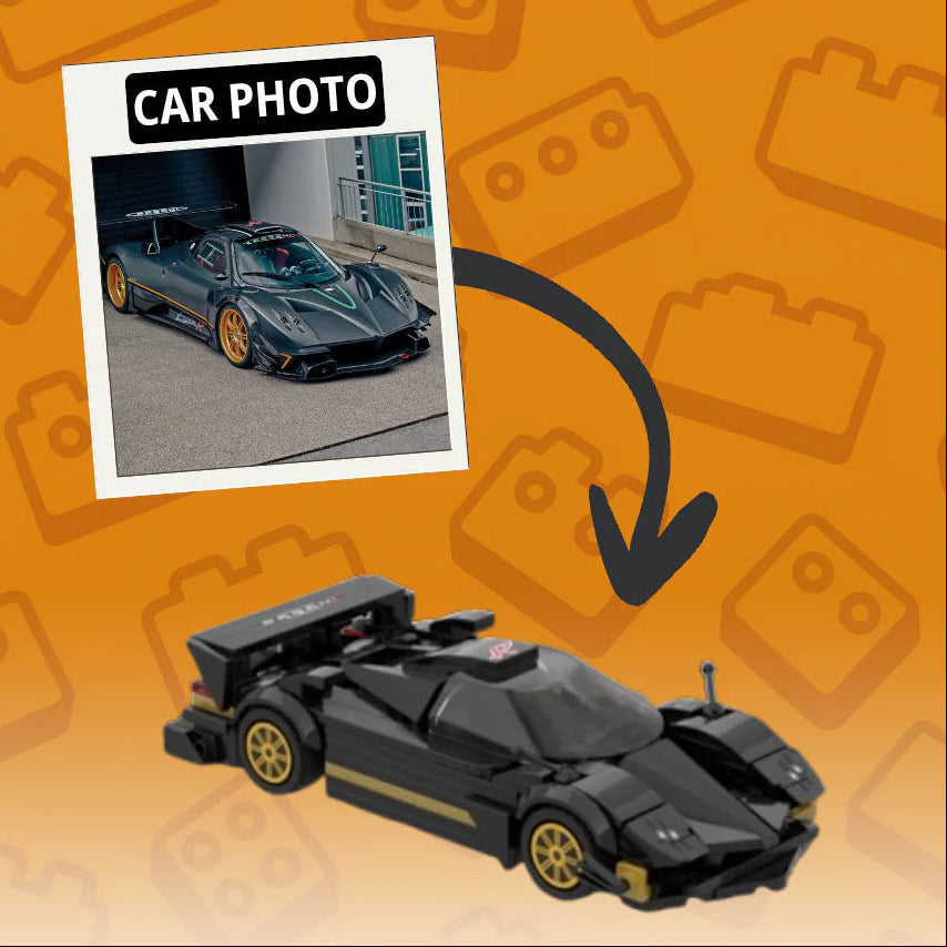 50% OFFđWorlds First Customized Car Brick Set