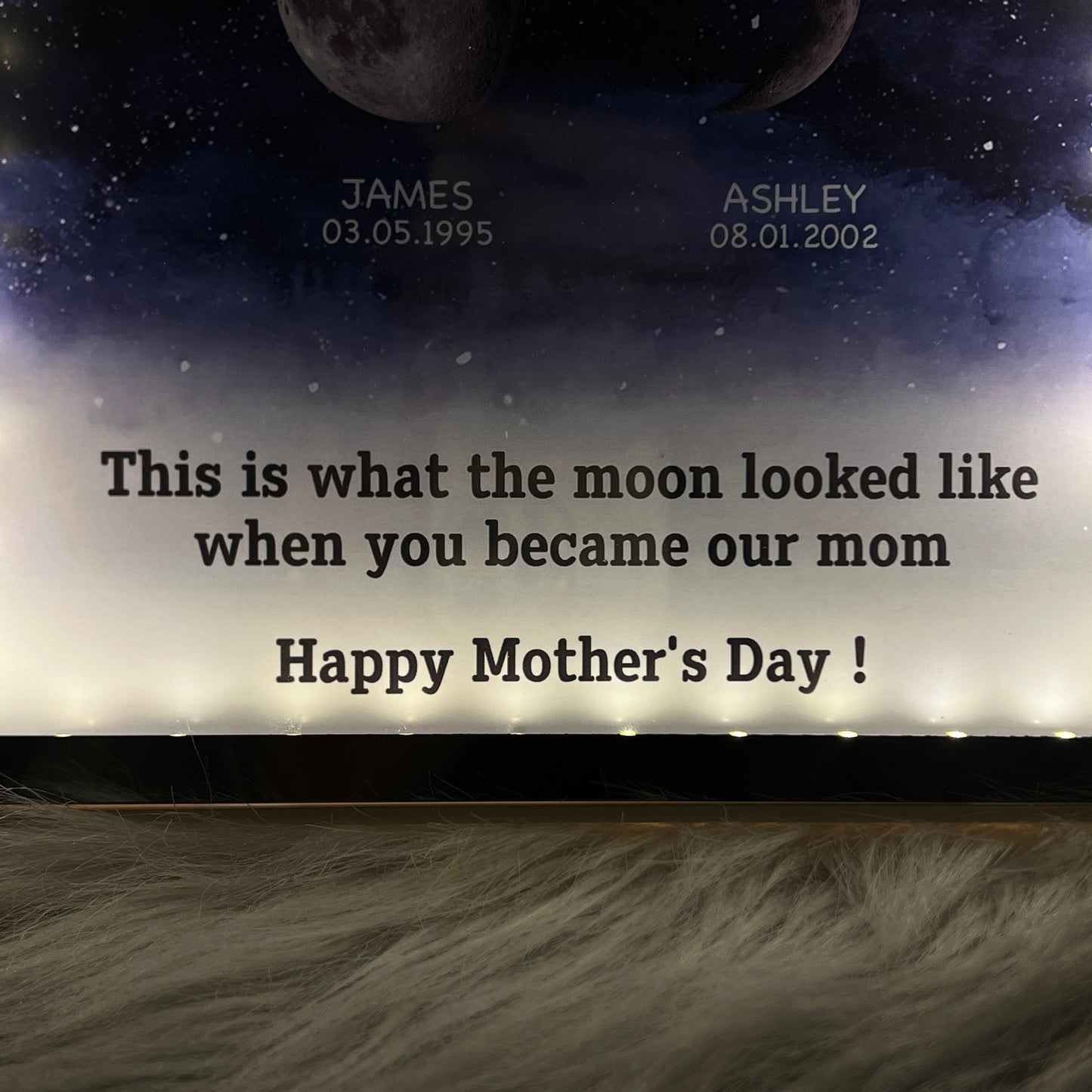 50% OFF❤️Custom Starry Night Birth Moon Phase Mirror