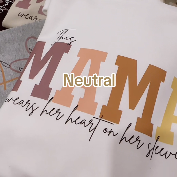 50% OFFđ„Personalized Mama Wears Her Heart On Her Sleeve Sweatshirt