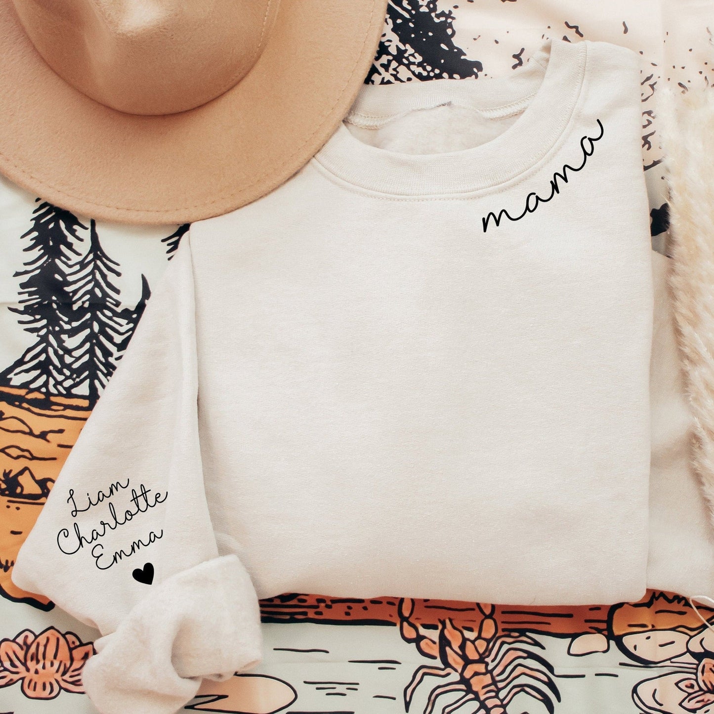 50% OFF❤️Personalized Mama Sweatshirt