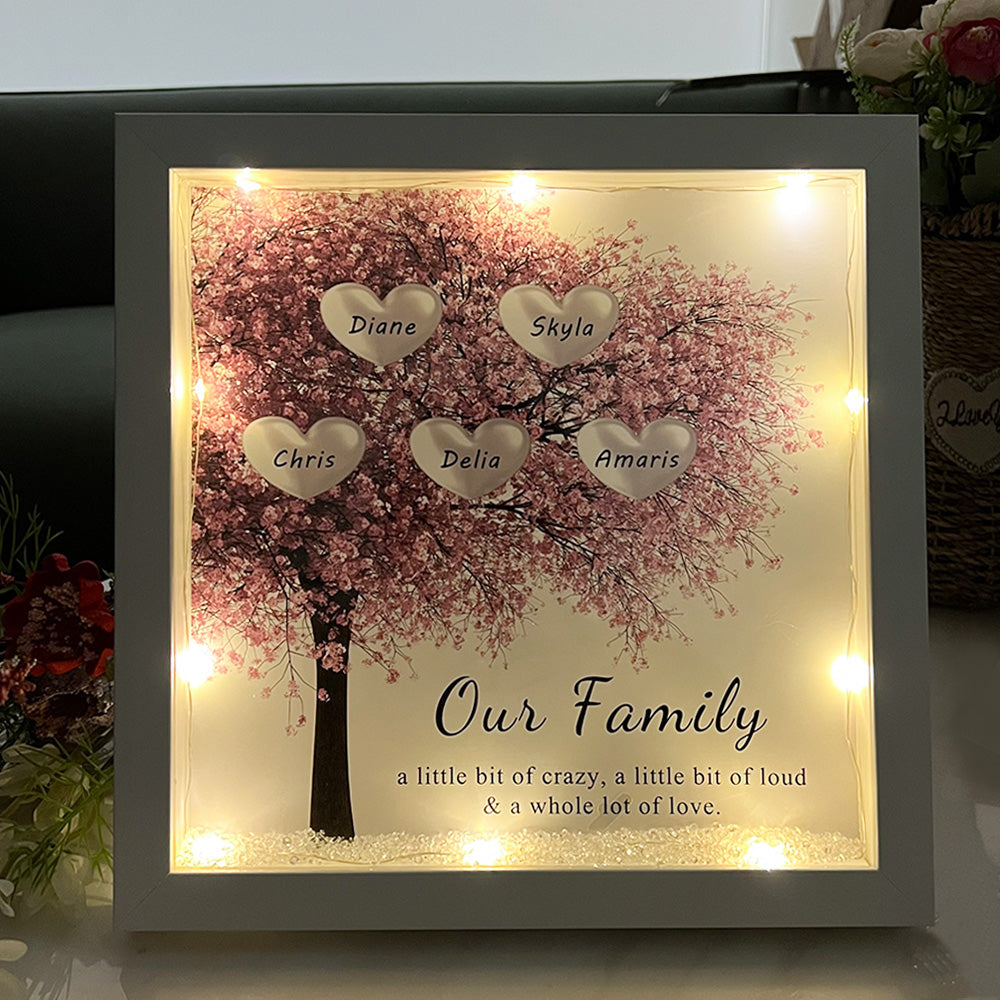 50% OFF✨Custom Family Tree Heart Frame For Christmas