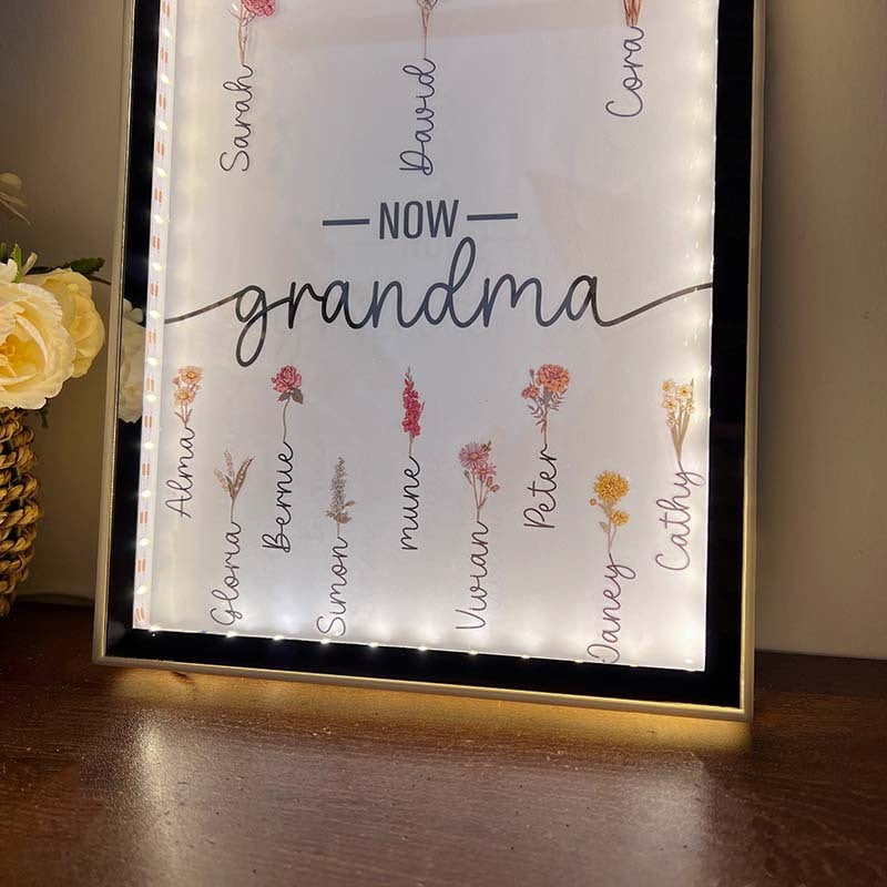 50% OFF✨First Mom Now Grandma-Led Mirror