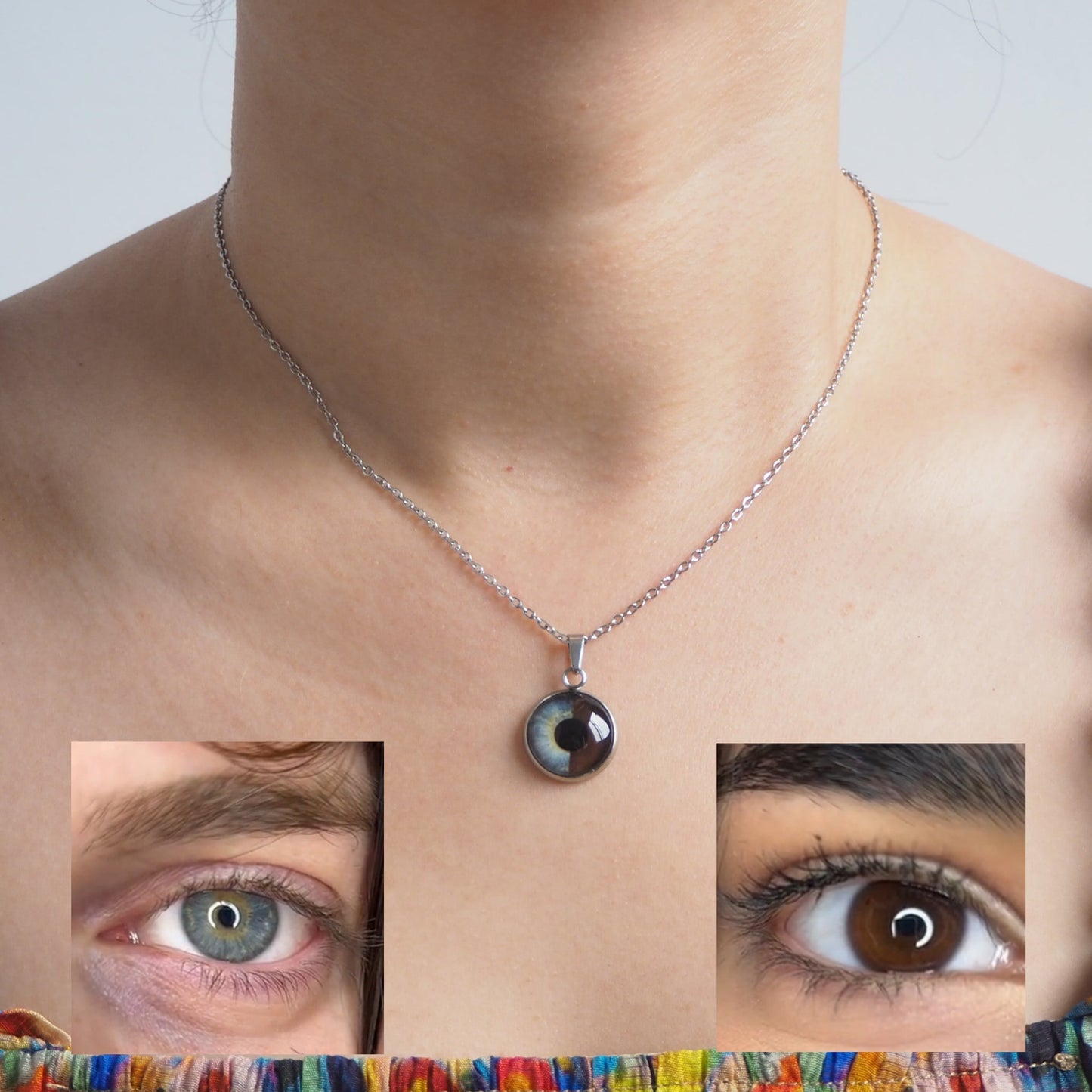 50% OFF👀Custom Unique Eyes Necklace