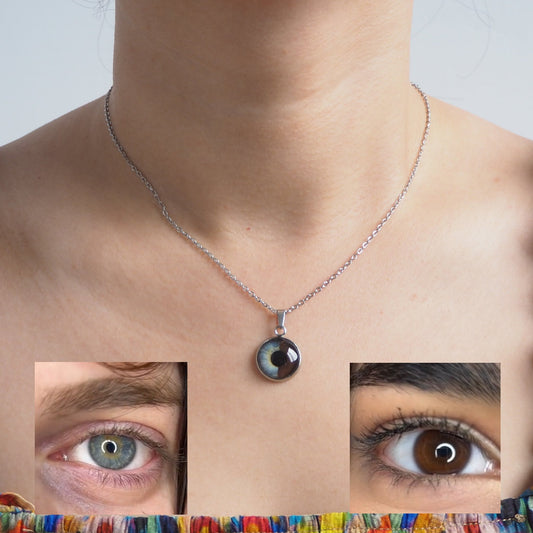 50% OFF👀Custom Unique Eyes Necklace