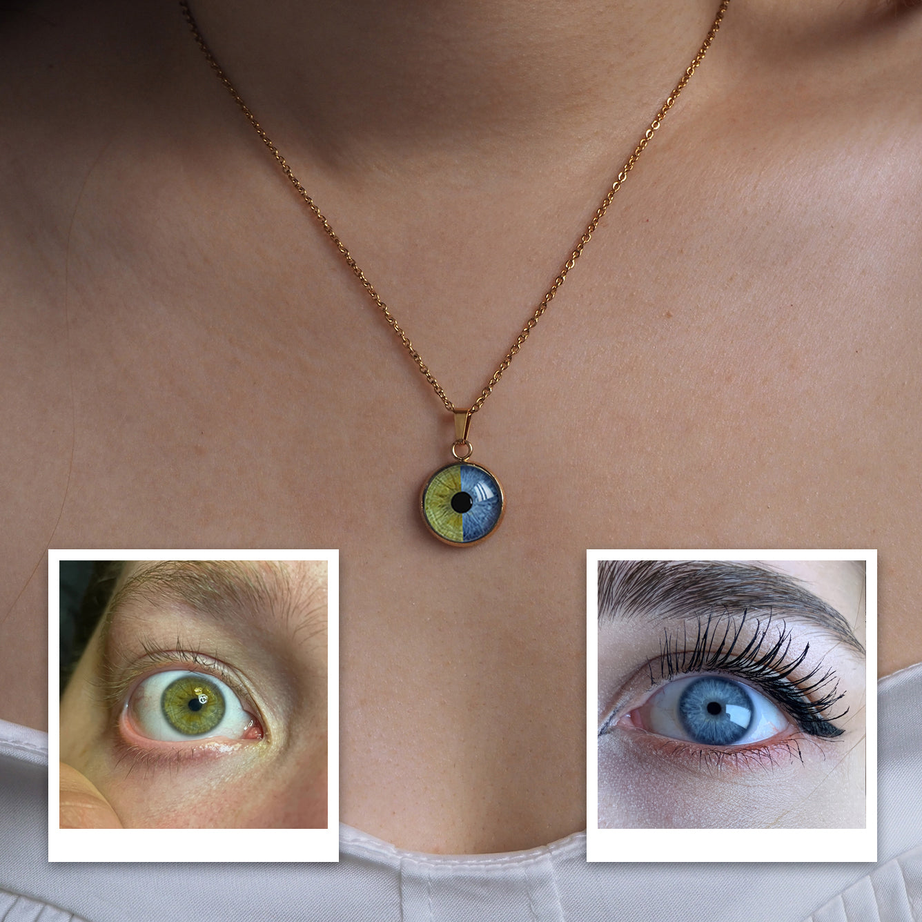 50% OFF👀Custom Unique Eyes Necklace