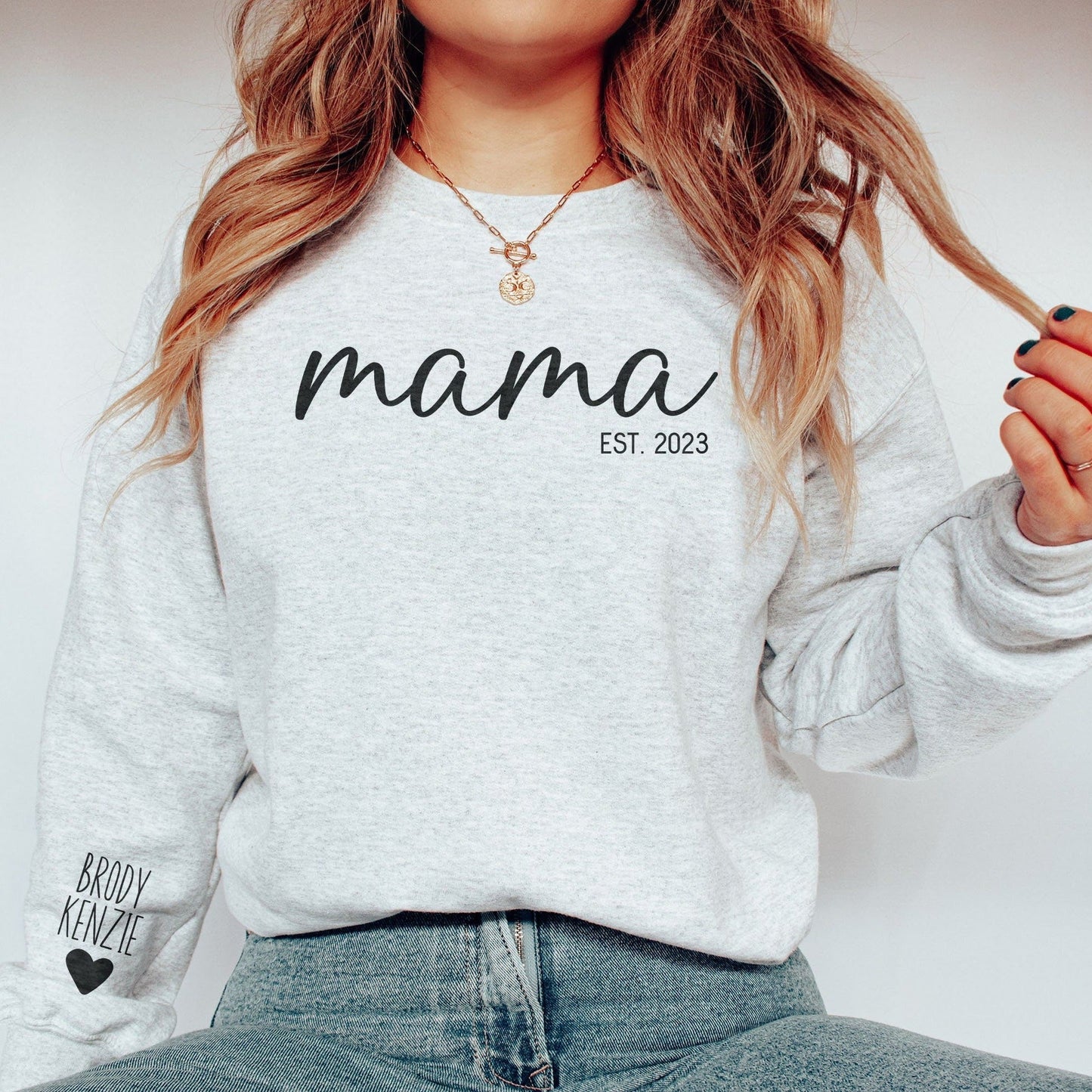 50% OFF❤️Personalized Mama Sweatshirt