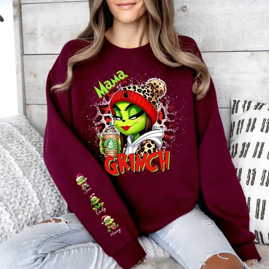 50% OFF🔥Christmas Movie Characters Mama💕Daddy Sweatshirt